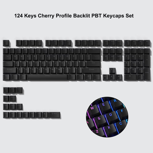 138 Keys Retro Brown Gray PBT Keycap Double Shot Cherry Profile Key Caps for Cherry MX Switches Mechanical Gamer Keyboard